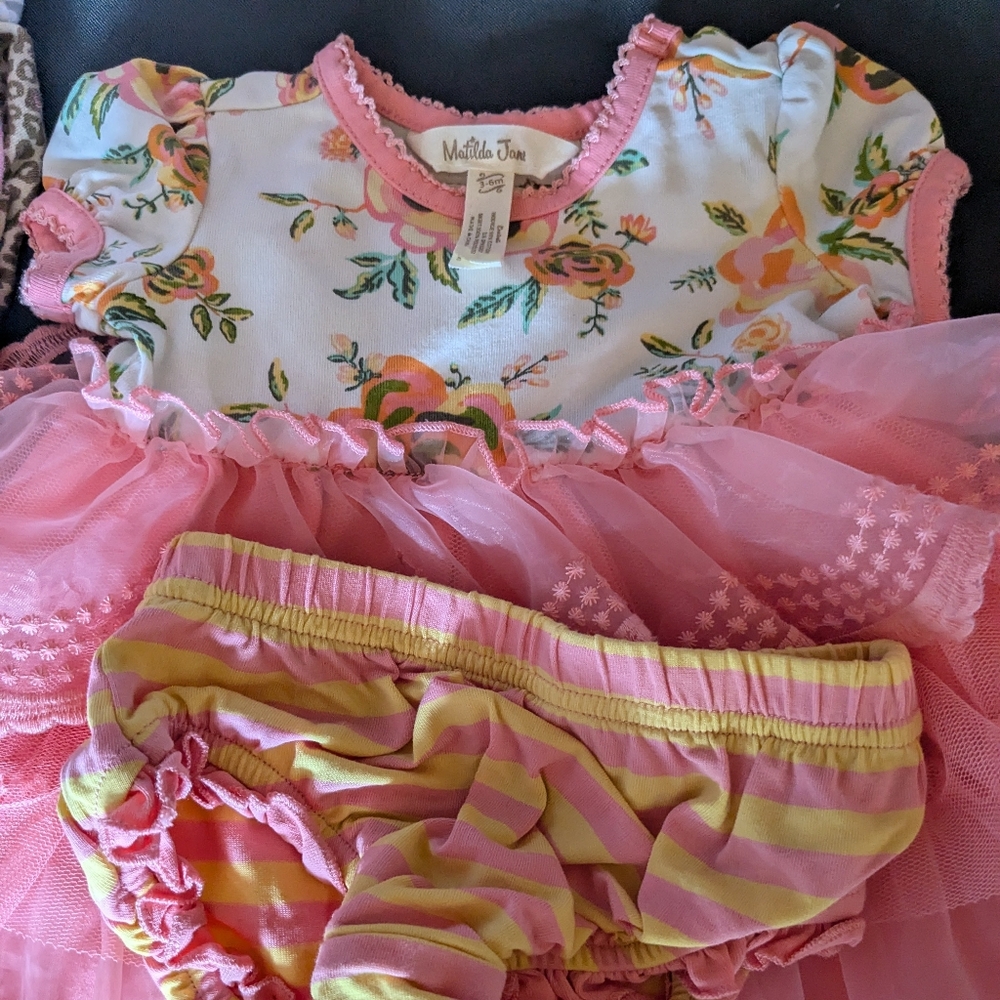 Matilda Jane Dress & Diaper Cover 3-6 months
